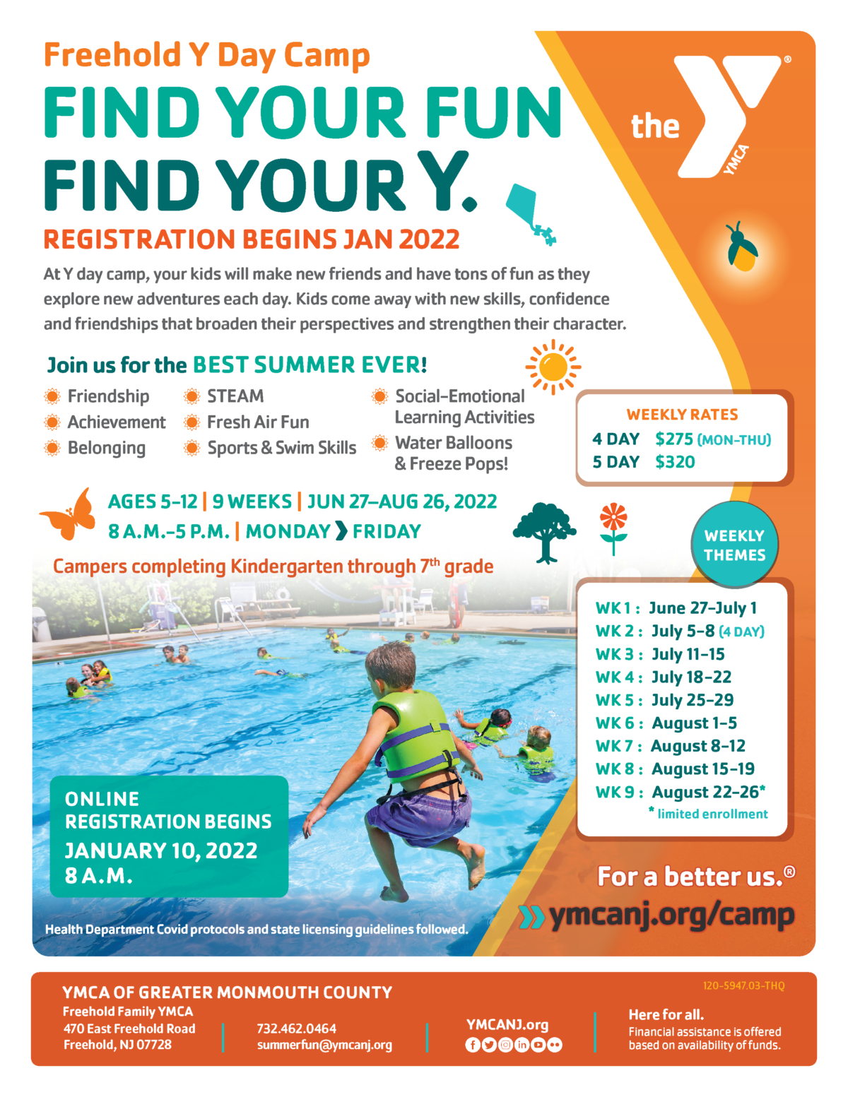 Freehold Day Camp YMCA of Greater Monmouth County