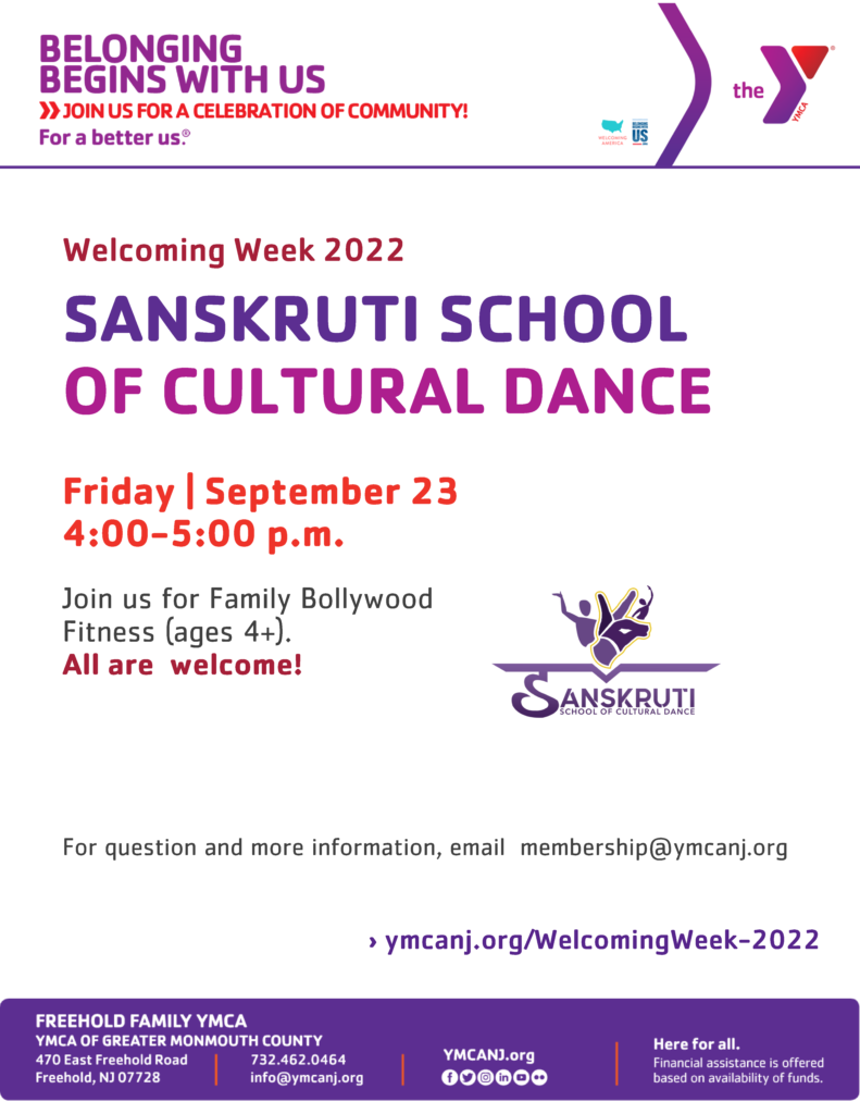Sanskruti School of Cultural Dance @ Freehold Family YMCA | Freehold | New Jersey | United States