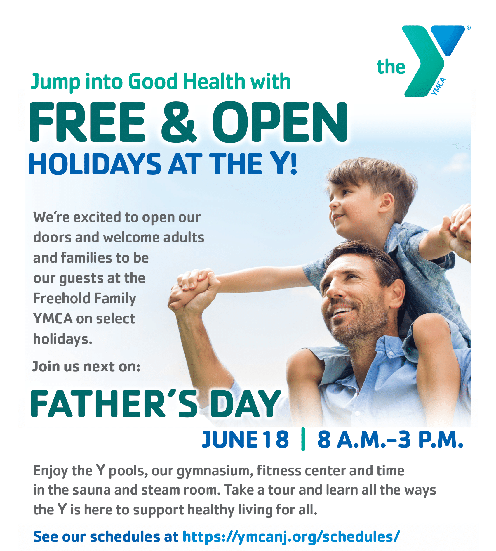 Father's Day | Free & Open @ YMCA of Greater Monmouth County